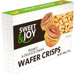 Sweet&Joy вафлени сфери с натрошени фъстъци (110 г)