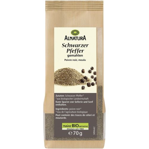 Alnatura био млян черен пипер (70 г)