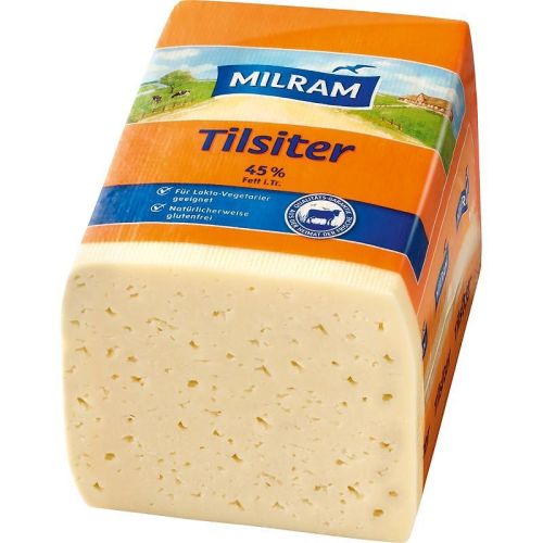 Milram сирене Тилситер 45%, на килограм, на килограм (1 кг)
