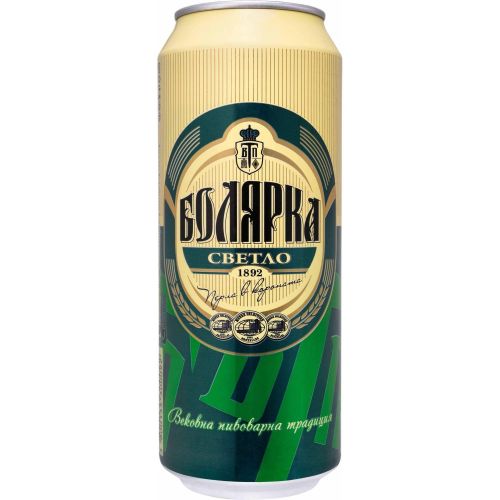 Болярка светла бира, кен (500 мл)