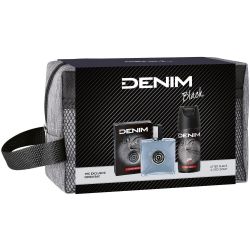 Denim Black подаръчен комплект за мъже, 3 части (1 бр.)