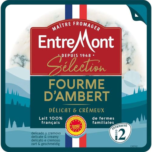 Entremont Fourme d'Ambert PDO синьо сирене (150 г)