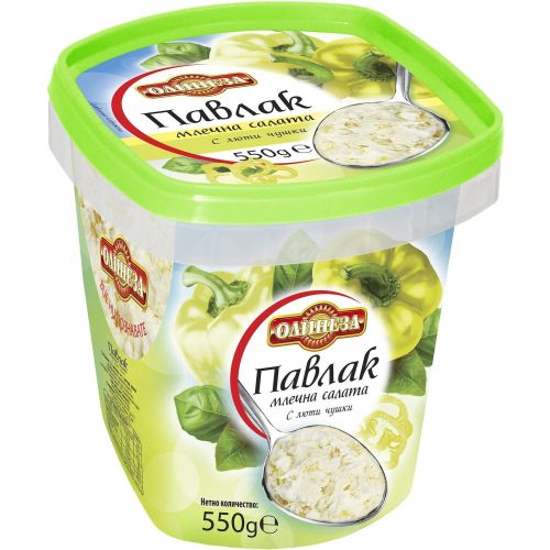 Олинеза млечна салата с люти чушки Павлак (550 г)