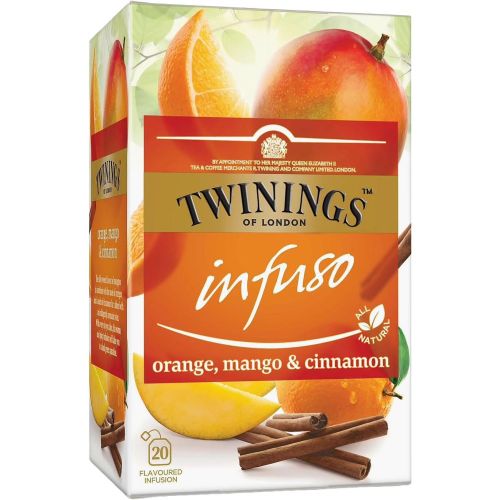 Twinings Infuso плодов чай портокал, манго и канела, 20 бр. х 2 г (40 г)