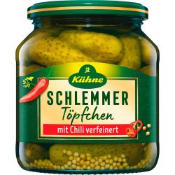 Kuhne корнишони с чили (530 мл)