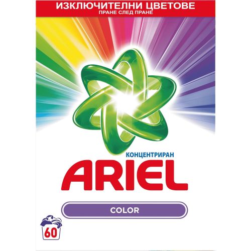 Ariel Color прах за пране за цветни дрехи, 60 пранета (3.9 кг)