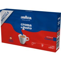Lavazza Crema e Gusto мляно кафе Classico, 3 бр. х 250 г (750 г)