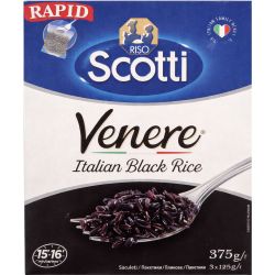 Scotti ориз венере, 3 бр. х 125 г (375 г)