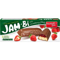 Sweet+ Jam-bi бисквити с конфитюр от ягоди (150 г)