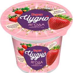 Верея Чудно пробиотичен йогурт с ягода 3.4% (200 г)