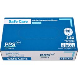 Safe Care Нитрилни ръкавици сини, размер S (100 бр.)