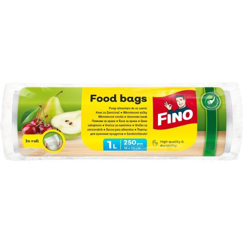 Fino пликове за храна 18 см х 23 см, 1 л, ролка (250 бр.)