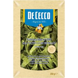 De Cecco фетучини с с яйца и спанак No 310 (250 г)
