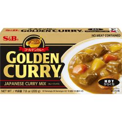 S&B златно къри на кубчета, люто (220 г)