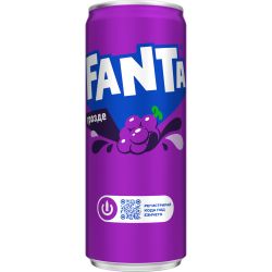 Fanta грозде газирана напитка (250 мл)