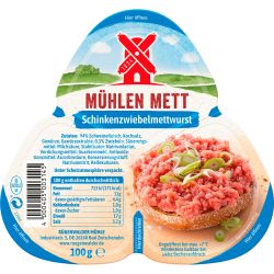 Rügenwalder Mühle метвурст с шунка и лук (100 г)