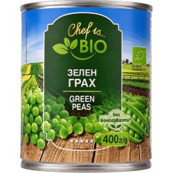 Chef is био сладък градински грах (400 г)