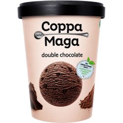 Coppa della Maga сладолед двоен шоколад без добавена захар (500 мл)