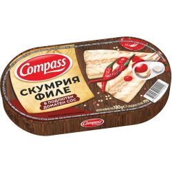 Компас скумрия филе в подлютен доматен сос (180 г)