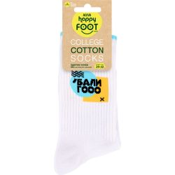 Happy Foottopia College бали чорапи, 80% памук, размер 39-43 (1 бр.)