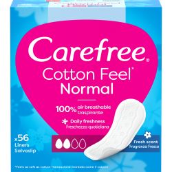 Carefree ежедневни превръзки Cotton Fresh (56 бр.)