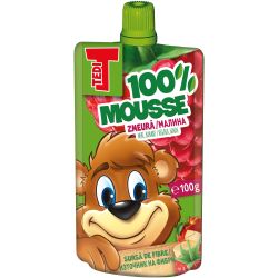 Tedi  Mousse мус малина, ябълка, банан 100% (100 г)