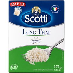 Scotti Long Thai ориз, 3 бр. х 125 г (375 г)