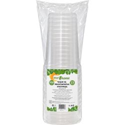 Eco4Home чаши за многократна употреба, 400/500 мл (15 бр.)