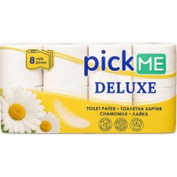 Pick Me Deluxe тоалетна хартия лайка (8 бр.)