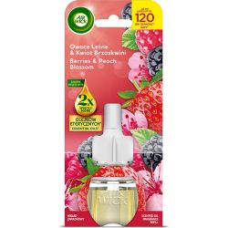 Air Wick Extra Oils пълнител за електрически ароматизатор горски плодове и цвят от праскови (19 мл)