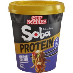 Nissin Soba Protein Yakitori пиле нудъли купа (90 г)