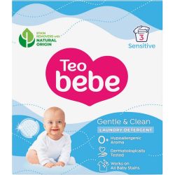 Teo Bebe Gentle & Clean Sensitive прах за пране (225 г)