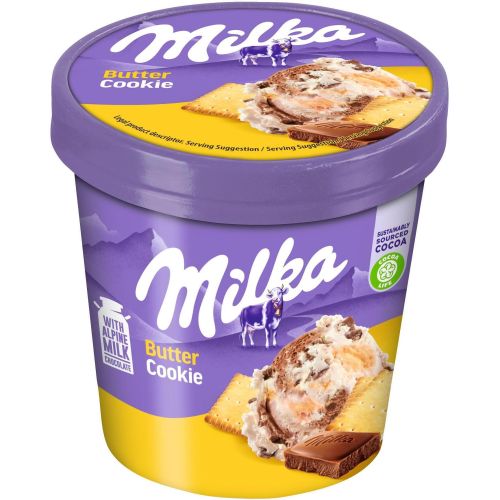 Milka сладолед маслени бисквити (425 мл)