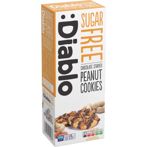 Diablo бисквити с шоколад и фъстъци без добавена захар (150 г)