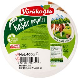 Yörükoğlu пълномаслен пресен кашкавал (400 г)