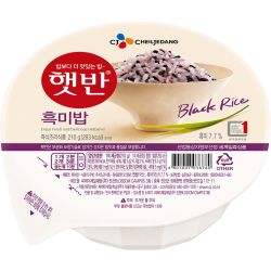 Bibigo сготвен ориз за микровълнова, черен (210 г)