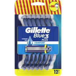 Gillette Blue3 Comfort мъжки самобръсначки (12 бр.)