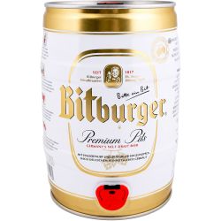Bitburger бира, кег (5 л)