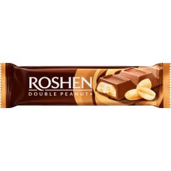 Roshen млечен шоколадов бар с фъстъци и фъстъчен пълнеж (29 г)
