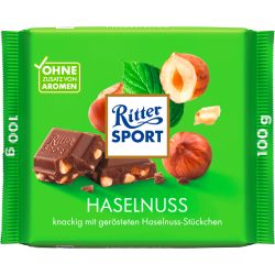 Ritter Sport млечен шоколад с парченца лешници (100 г)