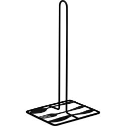 Horecano Home метална поставка за кухненска ролка черна, 16 см x 14 см x 32 см (1 бр.)