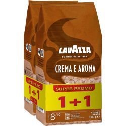 Lavazza Crema e Aroma кафе на зърна промо пакет, 1 кг + 1кг (2 кг)