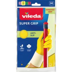 Vileda Super Grip домакински ръкавици размер M, 1 чифт (1 бр.)