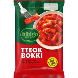 Bibigo Tteokbokki Hot & Spicy оризови кексчета (360 г)