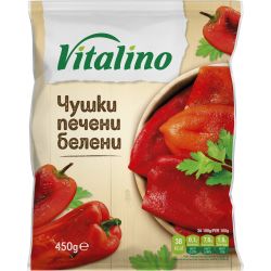 Vitalino замразена печена белена червена капия (450 г)