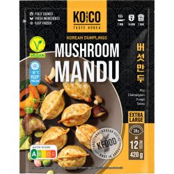 KO&CO гьоза манду с гъби, замразена (420 г)