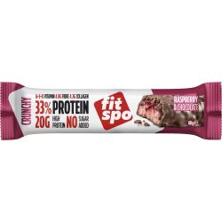 Fit Spo Crunchy протеинов бар с малина и шоколад (60 г)