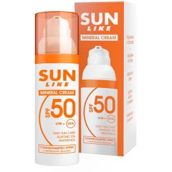 Sun Like Mineral слънцезащитен крем за лице SPF 50 (50 мл)