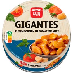 REWE Beste Wahl гигантски боб в доматен сос (280 г)