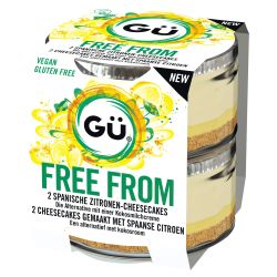 Gue веган чийзкейкс лимон без глутен, 2 бр. (184 г)
